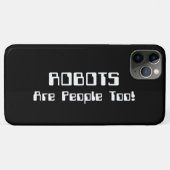 ロボットも人間だ! Case-Mate iPhoneケース (裏面(横))