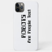 ロボットも人間だ！ Case-Mate iPhoneケース (裏面)