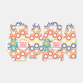 ロボットをテーマにしたパーティー フェイバーボックス (折り畳みなし)