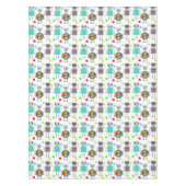 ロボットをテーマにした少年の誕生日パーティー テーブルクロス (正面)