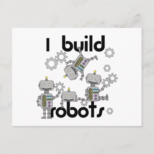 ロボットを作る ポストカード (正面)