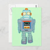 ロボットを見つける ポストカード (正面/裏面)