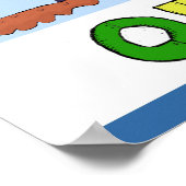 ロボットアルファベットバイジェリー狩り ポスター (角)