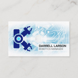 ロボットアーム |テクノロジーの背景 名刺