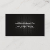 ロボットアーム | 炭素繊維パターン 名刺 (裏面)