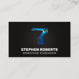 ロボットアーム | 炭素繊維パターン 名刺