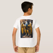 ロボットイーグル ボーイズTシャツ Tシャツ (裏面フル)