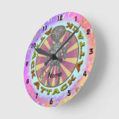 ロボットエイリアン攻撃時計 ラウンド壁時計 (傾斜)