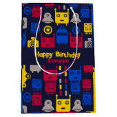 ロボットエイリアン漫画抱き枕 ミディアムペーパーバッグ (正面)