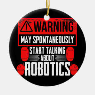 ロボットエンジニアリングがロボット工学について語る セラミックオーナメント