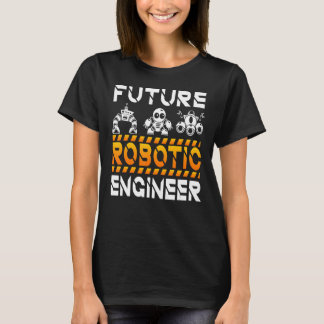 ロボットエンジニアリングキッズメンズウィメンズフューチャーロボット Tシャツ