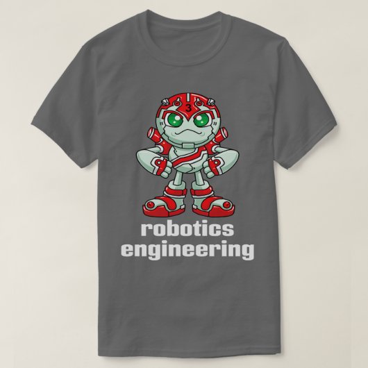 ロボットエンジニアリングロボット1 Tシャツ (デザイン正面)
