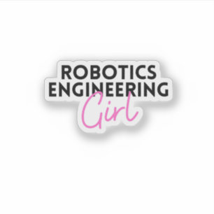 ロボットエンジニアリング女 シール