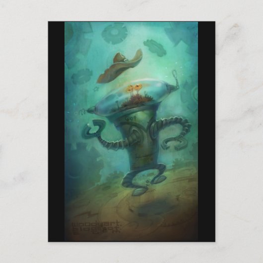 ロボットカウボーイ ポストカード (正面)