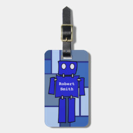 ロボットカスタマイズ可能な学校のラベル ラゲッジタグ