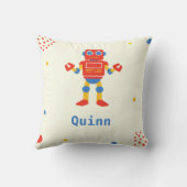 ロボットカラフルの子供 クッション (裏面)