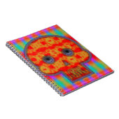 ロボットカラフルスカル絵画の ノートブック (右側)