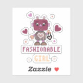 ロボットガール シール (シート)