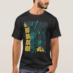 ロボットクール人工知能ロボット Tシャツ