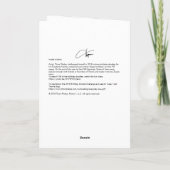 ロボットグリーティングカード カード (裏面)