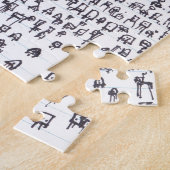 ロボットゲノム001 ジグソーパズル (側面)