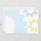 ロボットサンキューカード |ロボット誕生日パーティー サンキューカード (裏面)