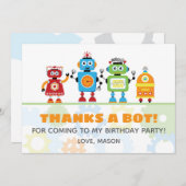 ロボットサンキューカード 感謝していボット! サンキューカード (正面/裏面)