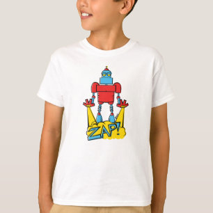 ロボットザッピングイラストレーション Tシャツ