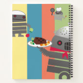 ロボットシェフパーティーの個人料理レシピ帳 ノートブック (裏面)