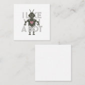 ロボットジョーク: ボットほど好きな人へ ノートカード (正面/裏面)