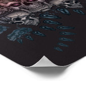 ロボットスカル+翼 ポスター (角)