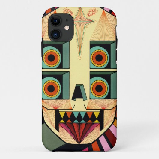 ロボットスカル Case-Mate iPhoneケース (裏面)