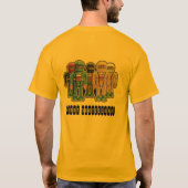 ロボットスケートボード Tシャツ (裏面)