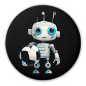 ロボットセラミック引出しハンドルノブキャビネットプル セラミックノブ (正面)