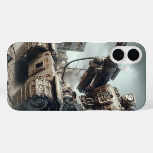 ロボットタンク Case-Mate iPhoneケース (裏面 (横))