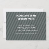 ロボットダンスパーティー誕生日おめでとう1L 招待状 (裏面)