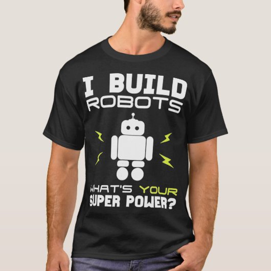 ロボットチームTシャツギフトロボットエンジニア Tシャツ (正面)