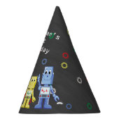 ロボットテーマの誕生会の帽子 パーティーハット (右)