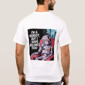 ロボットデザインTシャツ Tシャツ (裏面)