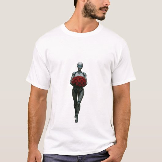ロボットデザインTシャツ Tシャツ (正面)