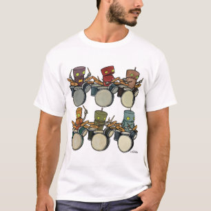 ロボットドラマー Tシャツ