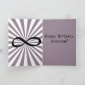 ロボットハッピーバースデー素晴らし誕生日カード カード (内部)