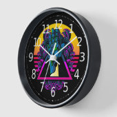 ロボットハンドモダンアートワーク | 壁時計 (傾斜)