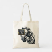 ロボットハンド トートバッグ (裏面)