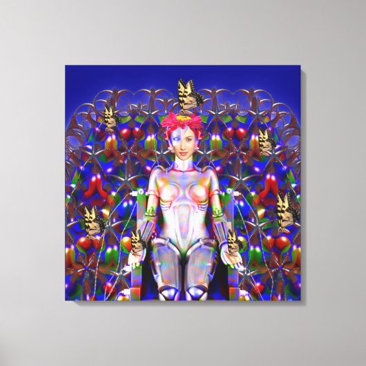 ロボットバタフライ キャンバスプリント (正面)