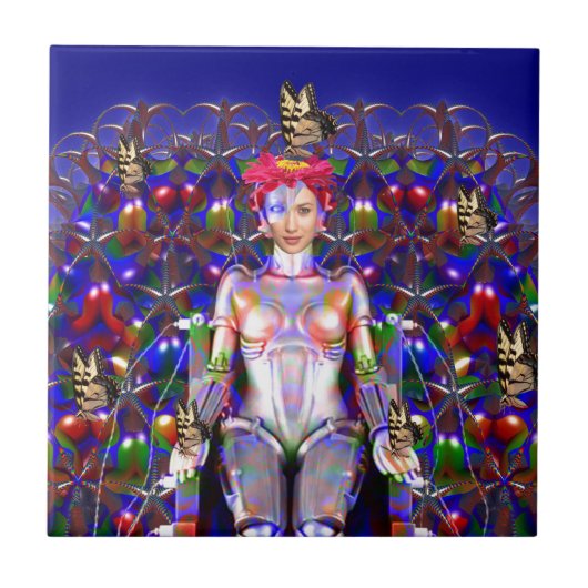 ロボットバタフライ タイル (正面)