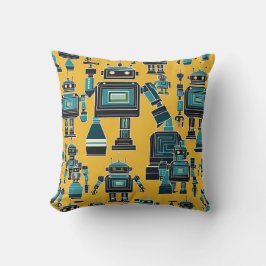 ロボットパターン（機械の3月） クッション
