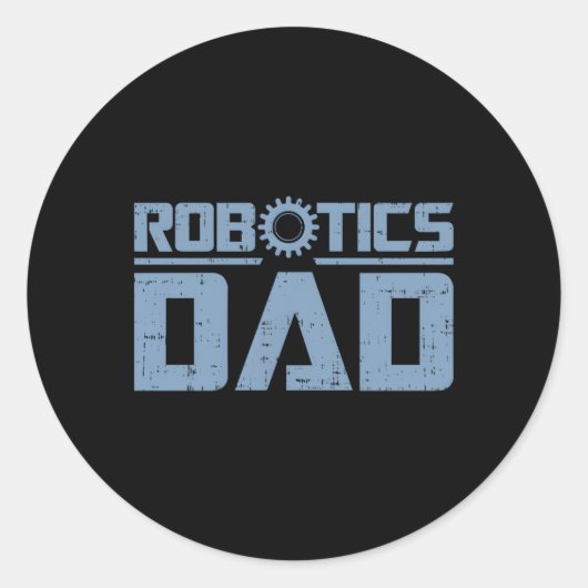 ロボットパパ ラウンドシール (正面)