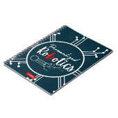 ロボットパーソナライズされたノート ノートブック (左側)