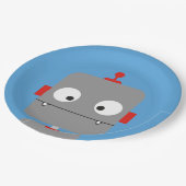 ロボットパーティーのプレート ペーパープレート (アングル)